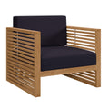 Carlsbad Teak Wood Outdoor Patio Armchair by Modway