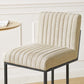 Indulge Channel Tufted Fabric Bar Stools - Set of 2 Beige | Polyester by Modway