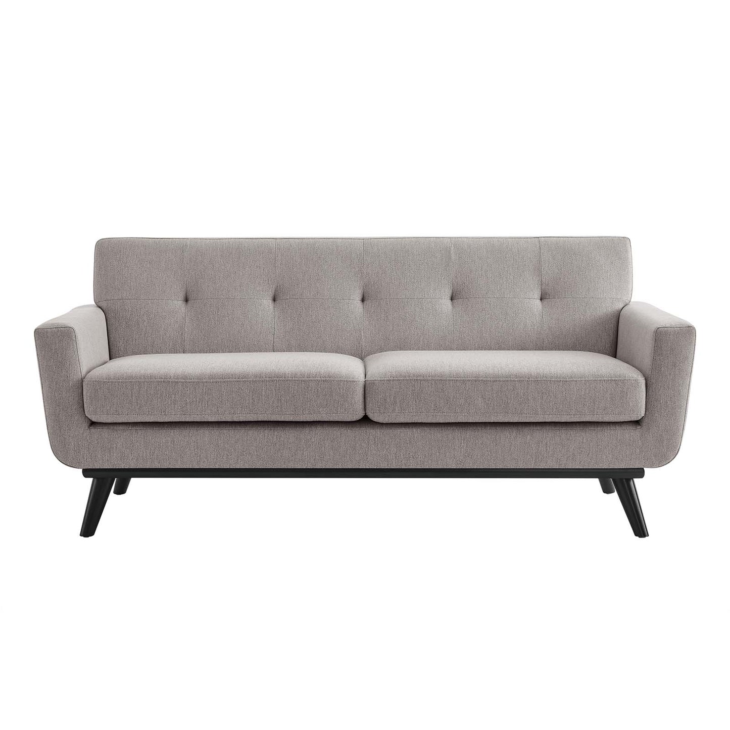 Engage Herringbone Fabric Loveseat by Modway