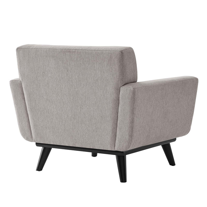 Engage Herringbone Fabric Armchair by Modway