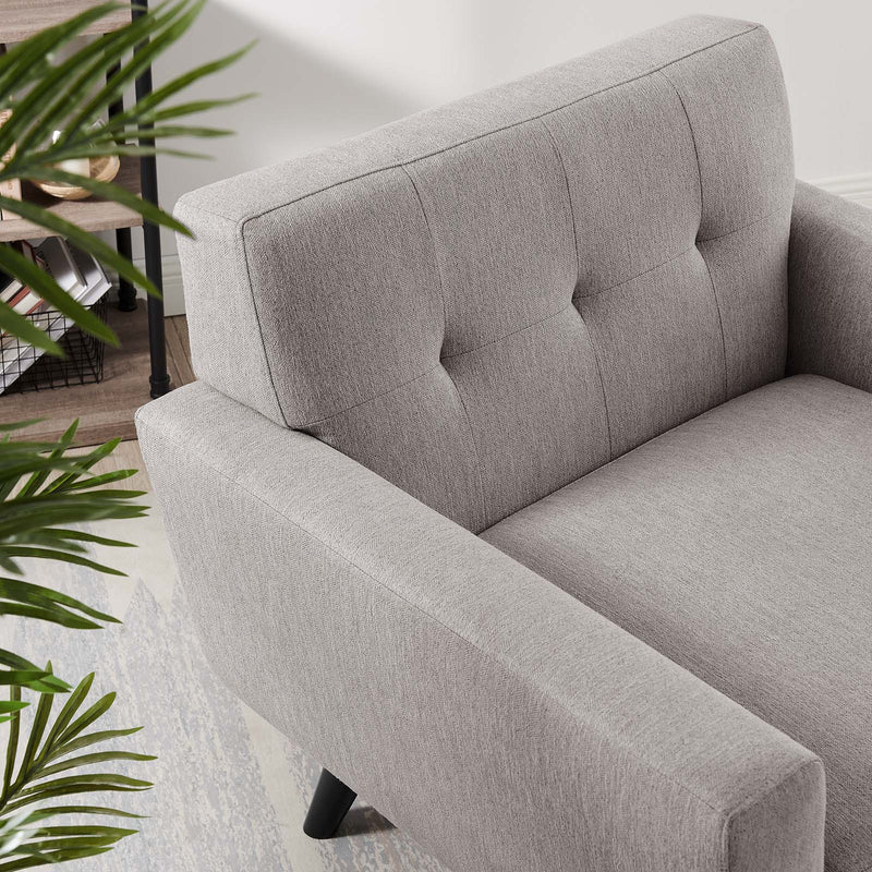 Engage Herringbone Fabric Armchair by Modway
