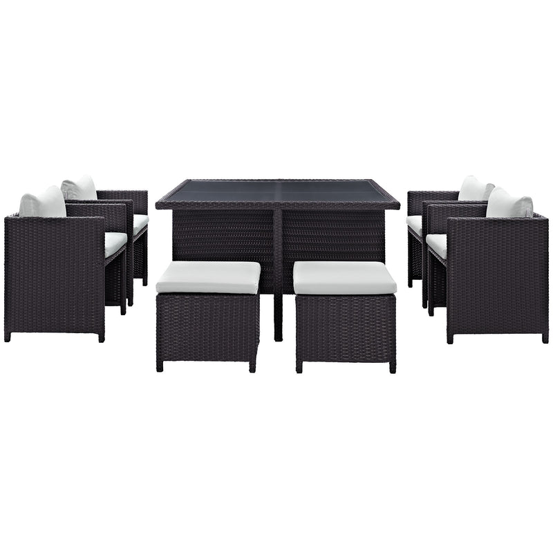 Inverse 9 Piece Outdoor Patio Dining Set by Modway