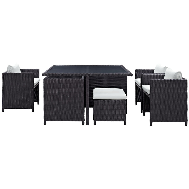 Inverse 9 Piece Outdoor Patio Dining Set by Modway