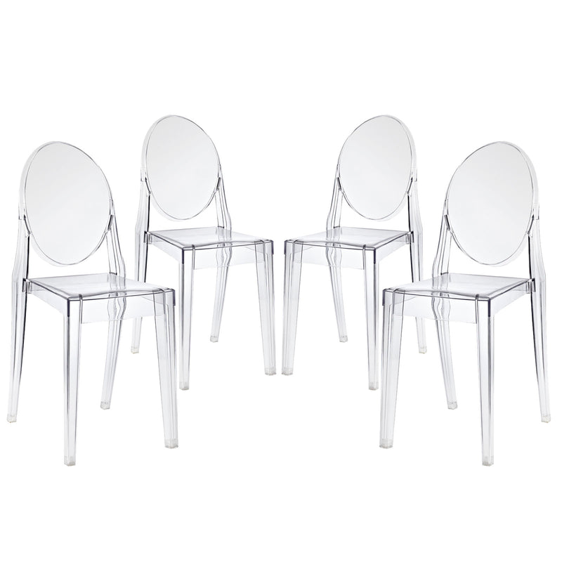 Casper Dining Chairs Set of 4 by Modway