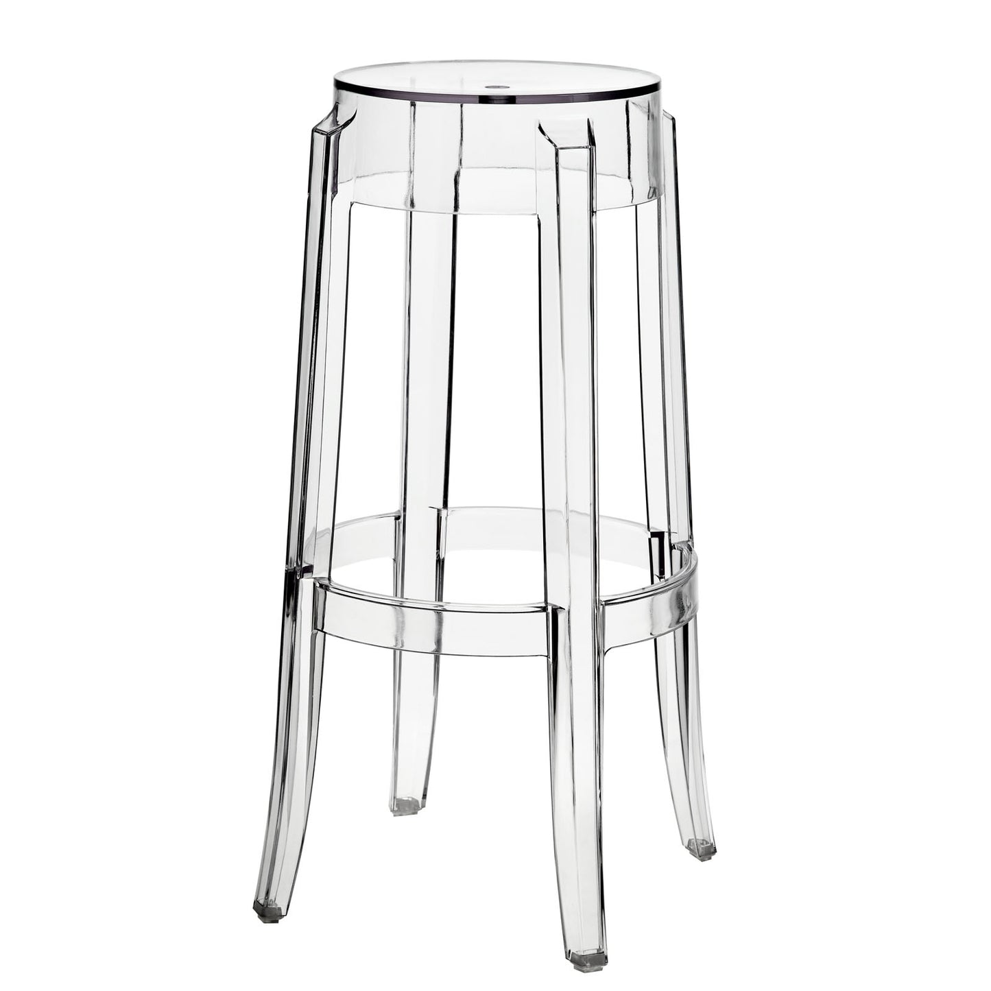 Casper Bar Stool Set of 2 Clear by Modway