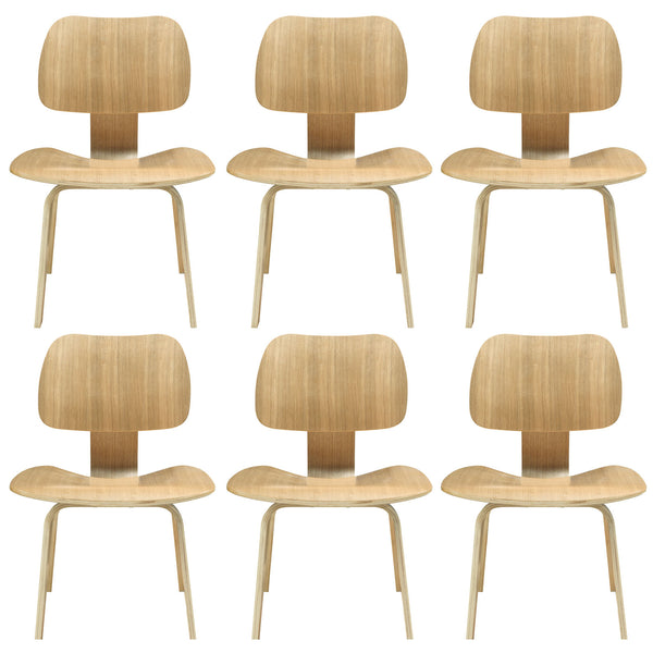 Fathom Dining Chairs Set of 6 by Modway
