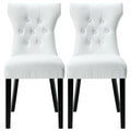 Silhouette Dining Chairs Set of 2 by Modway