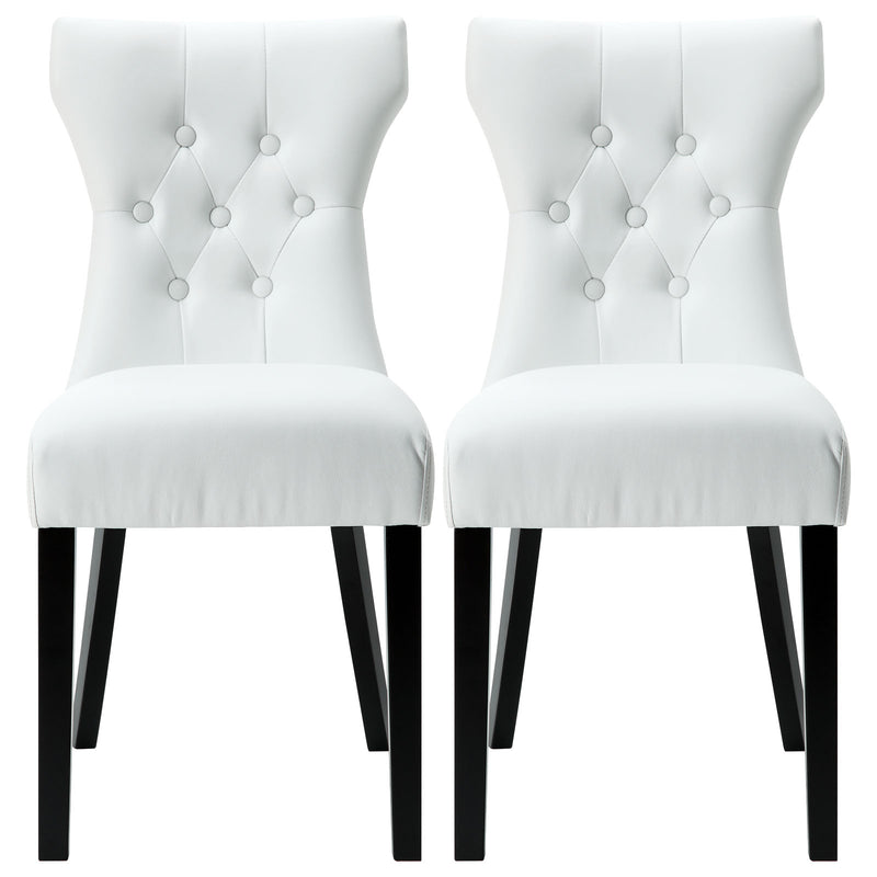 Silhouette Dining Chairs Set of 2 by Modway