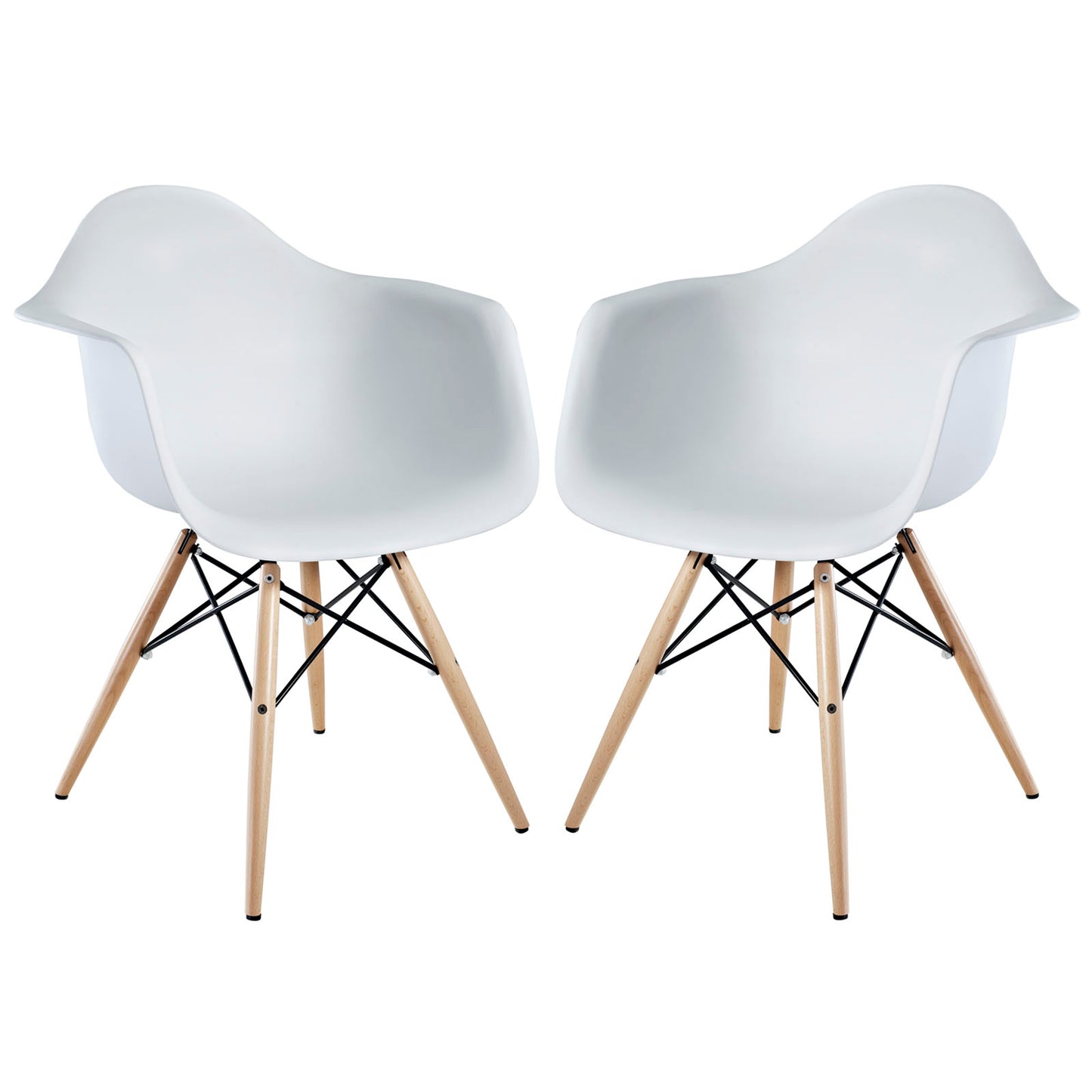 Pyramid Dining Armchair Set of 2 by Modway