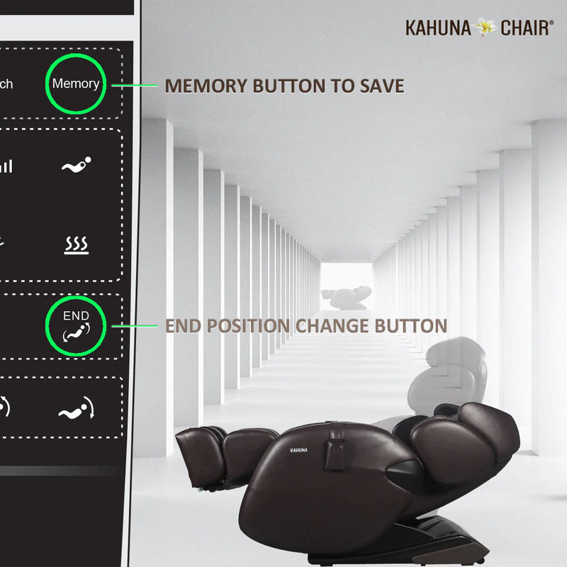 Kahuna Massage Chair Space Saving Zero Gravity Full Body Recliner LM-6800S Black