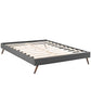 Loryn Full Fabric Bed Frame with Round Splayed Legs | Polyester by Modway