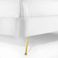 Mira Upholstered Performance Velvet Queen Platform Bed | Polyester by Modway