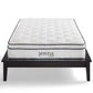 Jenna 8" Full Innerspring Mattress White | Polyester by Modway