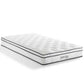 Jenna 8" Full Innerspring Mattress White | Polyester by Modway