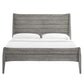 Georgia King Wood Platform Bed Gray by Modway