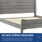 Georgia King Wood Platform Bed Gray by Modway