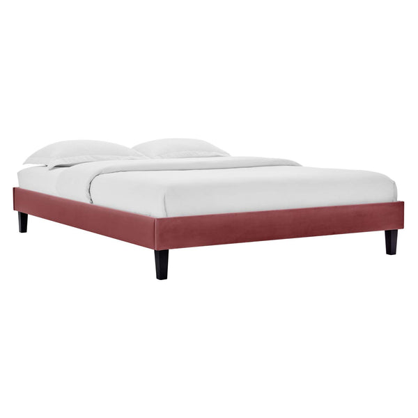 Reign Full Performance Velvet Platform Bed Frame by Modway