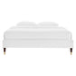 Harlow Twin Performance Velvet Platform Bed Frame by Modway