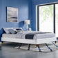 Harlow Twin Performance Velvet Platform Bed Frame by Modway