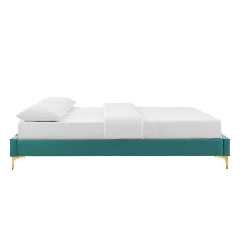 Sutton Twin Performance Velvet Bed Frame by Modway
