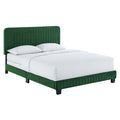 Celine Channel Tufted Performance Velvet Queen Bed by Modway