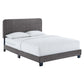 Celine Channel Tufted Performance Velvet Twin Bed by Modway