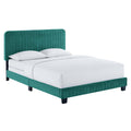 Celine Channel Tufted Performance Velvet Twin Bed by Modway