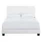 Celine Channel Tufted Performance Velvet Twin Bed by Modway