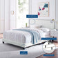 Celine Channel Tufted Performance Velvet Queen Bed by Modway