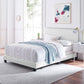 Celine Channel Tufted Performance Velvet Queen Bed by Modway
