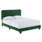 Celine Channel Tufted Performance Velvet Queen Platform Bed by Modway