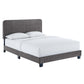 Celine Channel Tufted Performance Velvet Queen Platform Bed by Modway