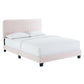 Celine Channel Tufted Performance Velvet King Platform Bed by Modway