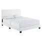 Celine Channel Tufted Performance Velvet Queen Platform Bed by Modway