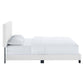 Celine Channel Tufted Performance Velvet King Platform Bed by Modway