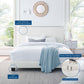 Celine Channel Tufted Performance Velvet King Platform Bed by Modway