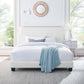 Celine Channel Tufted Performance Velvet King Platform Bed by Modway