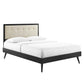 Willow Queen Wood Platform Bed With Splayed Legs by Modway