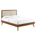 Willow Queen Wood Platform Bed With Splayed Legs by Modway