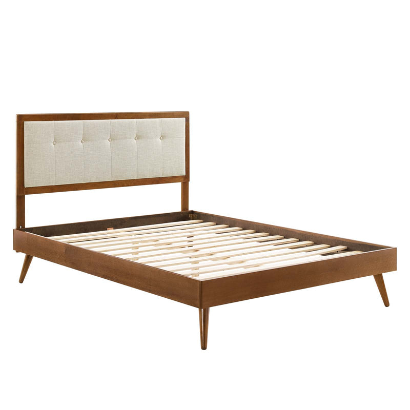 Willow Queen Wood Platform Bed With Splayed Legs by Modway