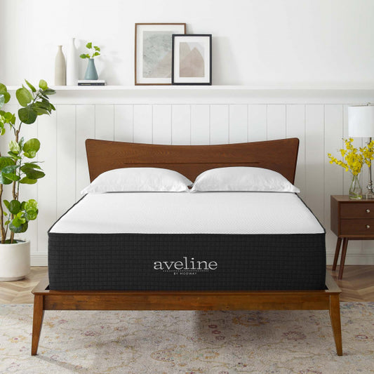 Aveline 16" Memory Foam Twin Mattress White by Modway