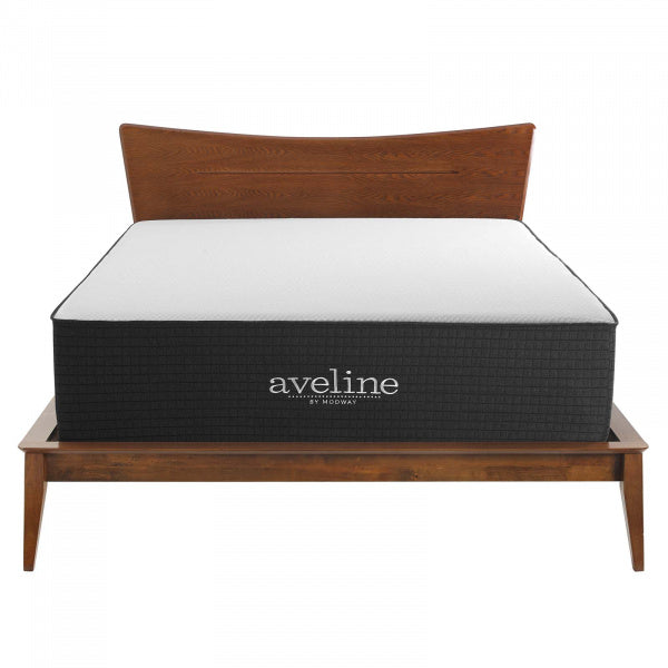 Aveline 16" Memory Foam King Mattress White by Modway