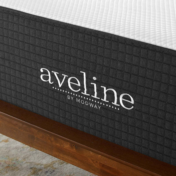 Aveline 16" Memory Foam King Mattress White by Modway