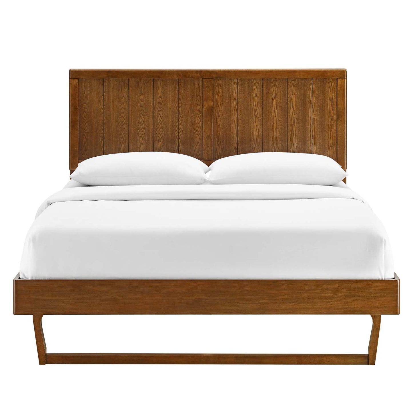 Alana King Wood Platform Bed With Angular Frame by Modway