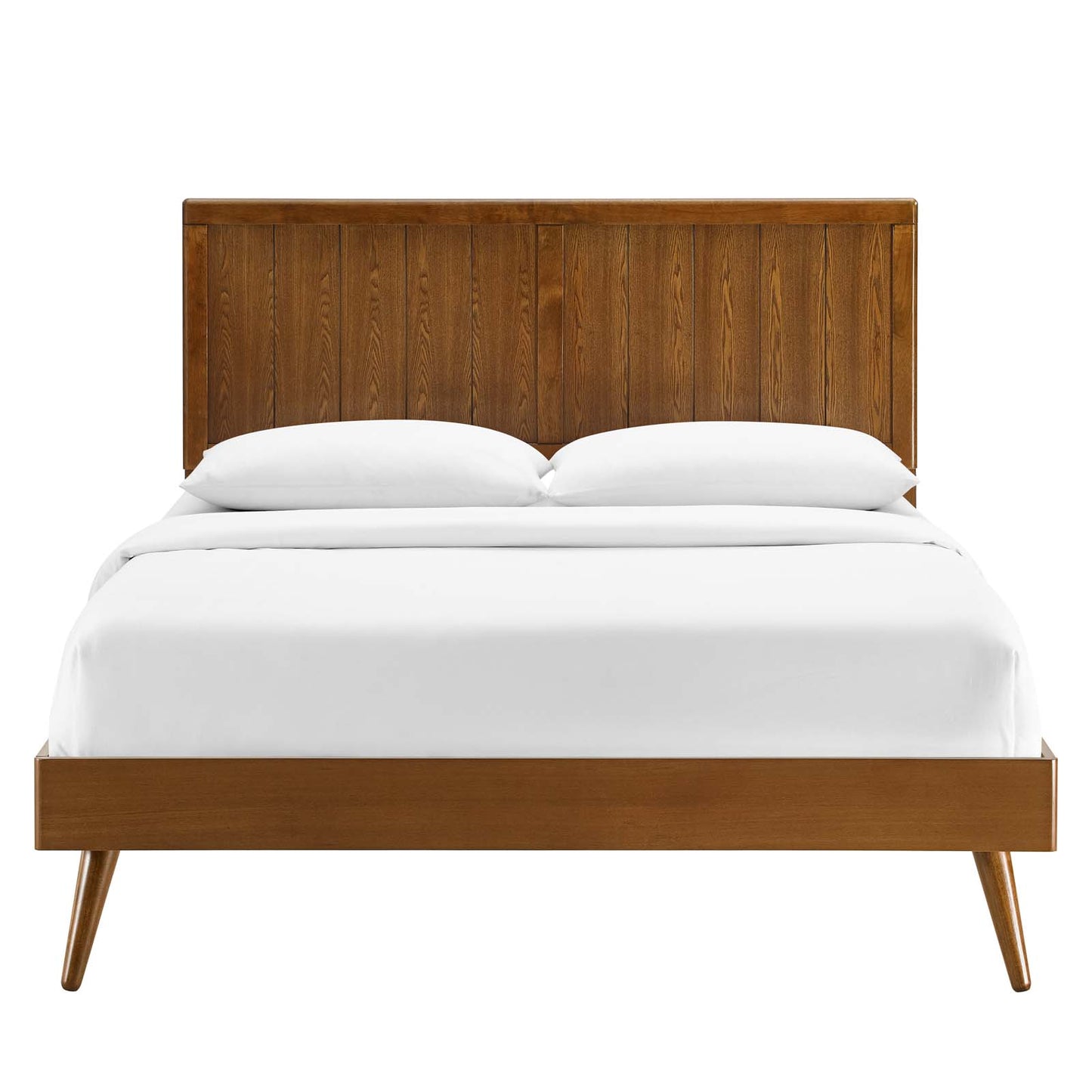 Alana King Wood Platform Bed With Splayed Legs by Modway