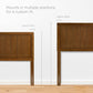 Alana King Wood Platform Bed With Splayed Legs by Modway