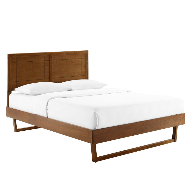 Marlee Full Wood Platform Bed With Angular Frame by Modway