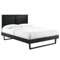 Marlee King Wood Platform Bed With Angular Frame by Modway