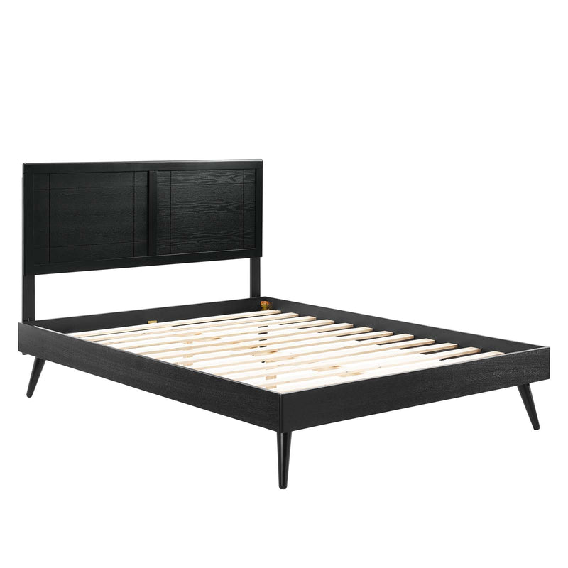 Marlee Full Wood Platform Bed With Splayed Legs by Modway