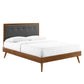 Willow Full Wood Platform Bed With Splayed Legs by Modway